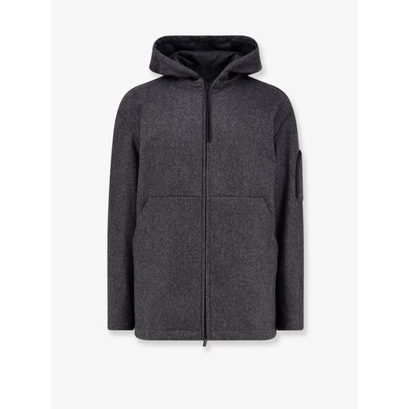 Hevo Men Grottaverde Virgin Wool Blend Coat